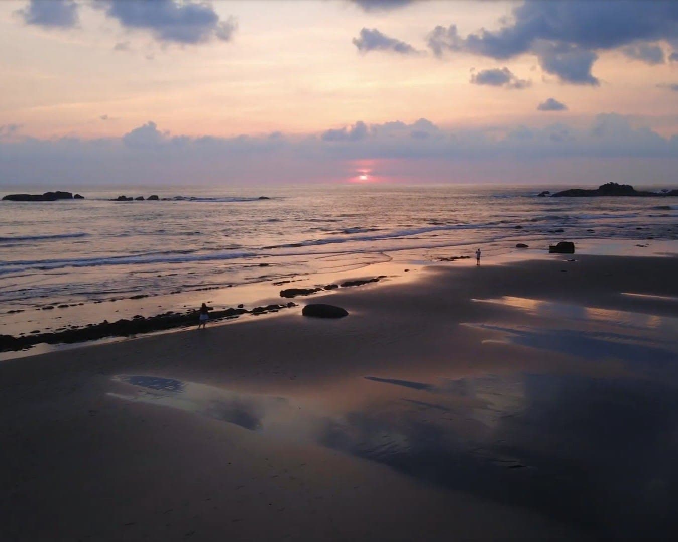 Atardecer en Dron